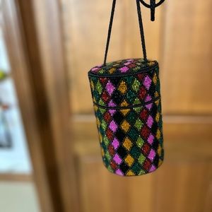 Bob Mackie evening purse, beaded evening purse